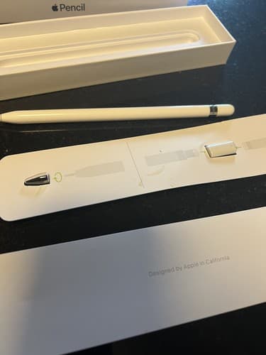 Apple Pencil 1st Gen MK0C2AM/A A1603 Includes Adapter For PARTS Won’t Charge - Thumbnail 3