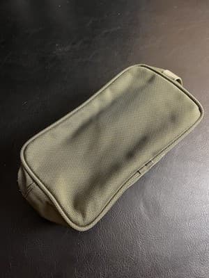Briggs and Riley Hanging Toiletry Kit (Green) Army Travel Organizer Pouch Bag - Thumbnail 5