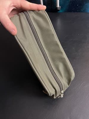 Briggs and Riley Hanging Toiletry Kit (Green) Army Travel Organizer Pouch Bag - Thumbnail 7