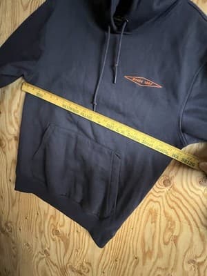 Filson Prospector Embroidered Diamond Logo Hoodie Mens S Navy Blue Sweatshirt - Thumbnail 10
