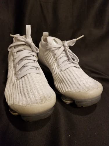 Nike Women’s Air VaporMax Flyinit Pure Platinum Athletic Running Shoes Size 6.5 - Thumbnail 8