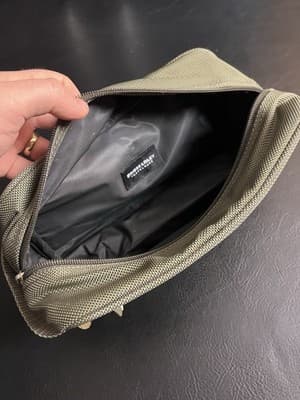 Briggs and Riley Hanging Toiletry Kit (Green) Army Travel Organizer Pouch Bag - Thumbnail 9