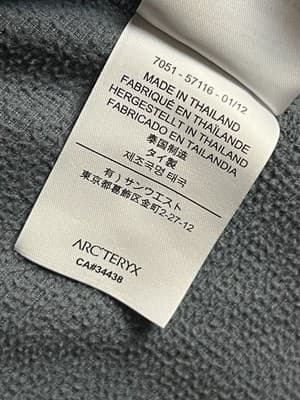 Arcteryx Delta LT Zip Sweatshirt Men XL Gray Fleece Insulated Polartec Half Zip - Thumbnail 10