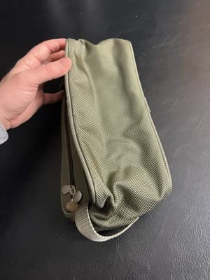 Briggs and Riley Hanging Toiletry Kit (Green) Army Travel Organizer Pouch Bag - Thumbnail 8