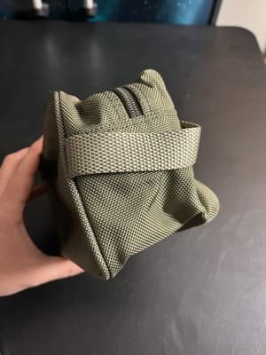 Briggs and Riley Hanging Toiletry Kit (Green) Army Travel Organizer Pouch Bag - Thumbnail 4