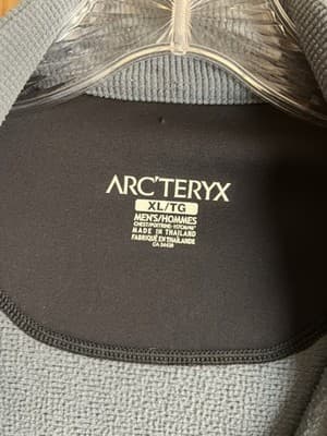 Arcteryx Delta LT Zip Sweatshirt Men XL Gray Fleece Insulated Polartec Half Zip - Thumbnail 8
