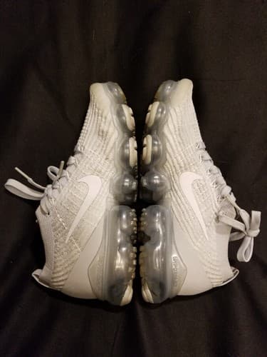 Nike Women’s Air VaporMax Flyinit Pure Platinum Athletic Running Shoes Size 6.5 - Thumbnail 12