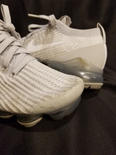 Nike Women’s Air VaporMax Flyinit Pure Platinum Athletic Running Shoes Size 6.5 - Thumbnail 9