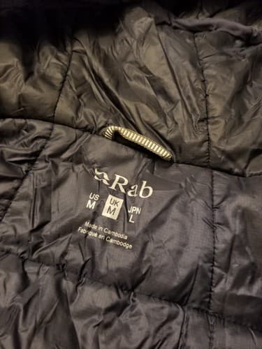 RAB Xenair Alpine Active Insulated Jacket Hoody Men's Medium M Navy Blue *READ* - Thumbnail 11