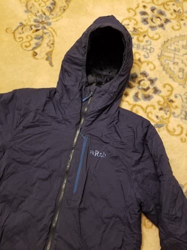 RAB Xenair Alpine Active Insulated Jacket Hoody Men's Medium M Navy Blue *READ* - Thumbnail 2