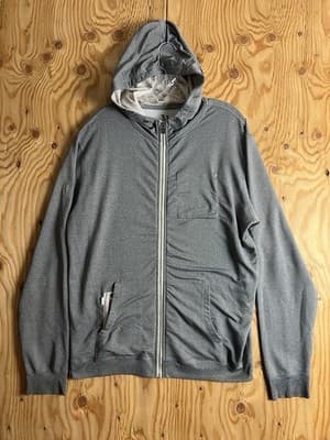 Vuori Hoodie Mens L Gray Movement Performance French Terry Sweatshirt V201 - Image 1