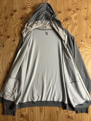 Vuori Hoodie Mens L Gray Movement Performance French Terry Sweatshirt V201 - Thumbnail 5
