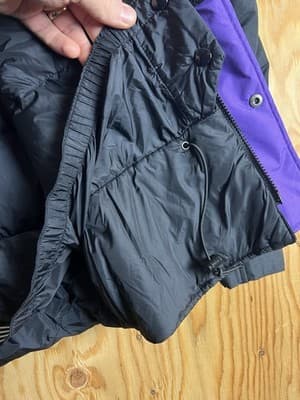 VTG Marmot 700 Goose Down Puffer Goretex Ski Jacket Hoody Mens L Black Coat - Thumbnail 5