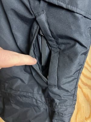 VTG Marmot 700 Goose Down Puffer Goretex Ski Jacket Hoody Mens L Black Coat - Thumbnail 19