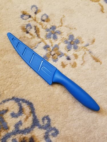 KAI Pure Komachi 2 Blue 10" Utility Chef Knife High Carbon Stainless - Thumbnail 2