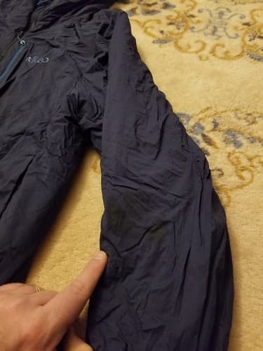 RAB Xenair Alpine Active Insulated Jacket Hoody Men's Medium M Navy Blue *READ* - Thumbnail 4