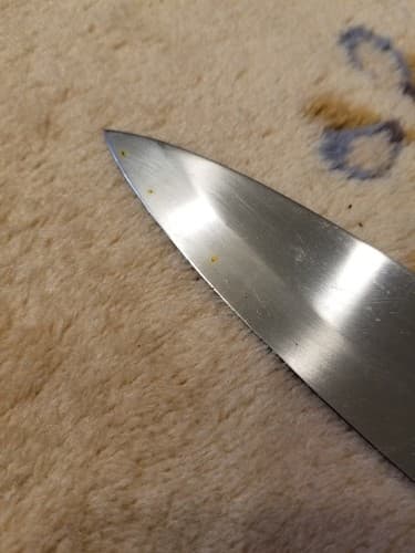 Vintage SANTA FE Chef Knife No Stain Steel IC Japan Cutlery Wood Handle 9" Blade - Thumbnail 5