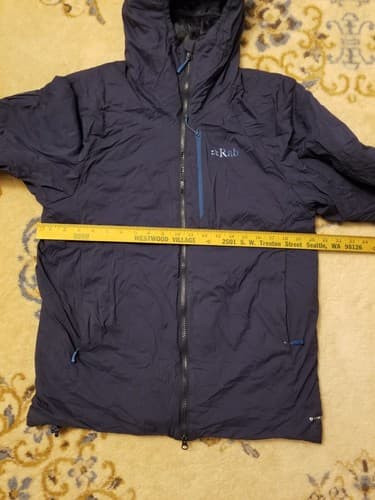 RAB Xenair Alpine Active Insulated Jacket Hoody Men's Medium M Navy Blue *READ* - Thumbnail 14