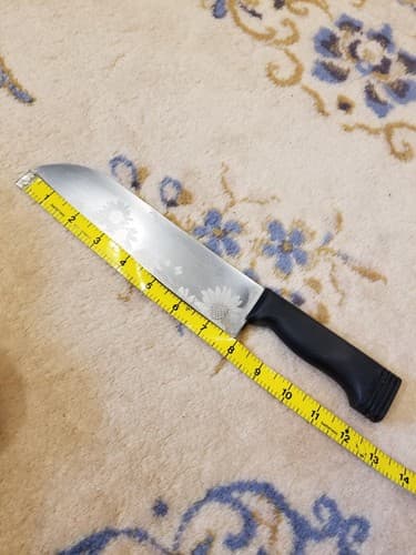 Sumikama Chef Knife Floral Japan Pattern Stainless Steel 8" Flowers Blade - Thumbnail 12