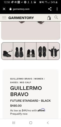 Guillermo Bravo Future Standard Military Boots Black Chelsea Womens 9.5 /EU 41 - Thumbnail 14