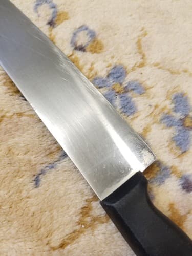 Sumikama Chef Knife Floral Japan Pattern Stainless Steel 8" Flowers Blade - Thumbnail 8