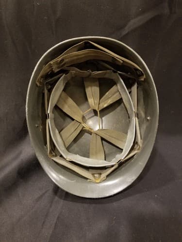 Vintage Austrian M1 Plastic Helmet VTG Liner Army Military Antique Hard Hat WW2 - Thumbnail 2