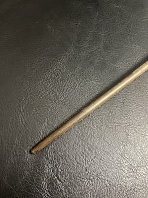 Vtg Harvard 632 Knife Sharpening Honing Steel Rod Wooden Handle 10" 15” Total - Thumbnail 4