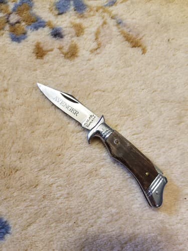 Vtg 1960s Valor Avenger Miami Japan Yasuo Folding 5" Lockback Pocket Knife Mini - Image 1