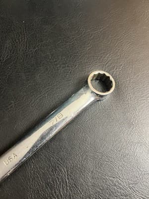 VTG Husky USA 7/8" 12PT Long COMBINATION Wrench Full Polish 37028 SAE - Thumbnail 9
