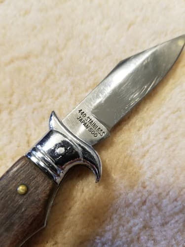 Vtg 1960s Valor Avenger Miami Japan Yasuo Folding 5" Lockback Pocket Knife Mini - Thumbnail 6