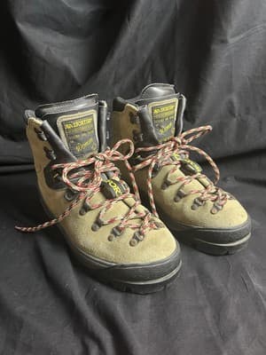 La Sportiva Mountaineering Boots Suede Leather Womens 9.5 A Glacier 41.5 Hiking - Image 1