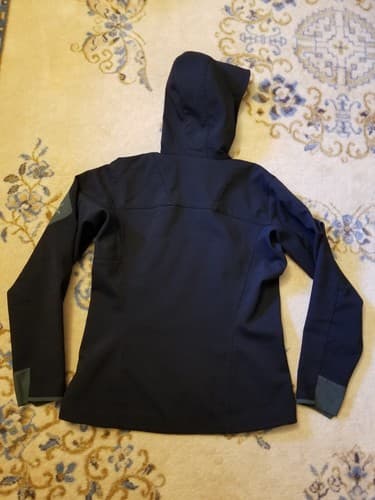 VTG Arc'teryx Women's 8-10 Medium Epsilon SV Jacket Hoody Black Full Zip M *Flaw - Thumbnail 4