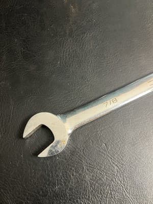 VTG Husky USA 7/8" 12PT Long COMBINATION Wrench Full Polish 37028 SAE - Thumbnail 3