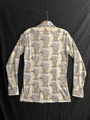 VTG 60s Snoopy Peanuts Woodstock Disco Shirt Saturdays In California Mens S - Thumbnail 8
