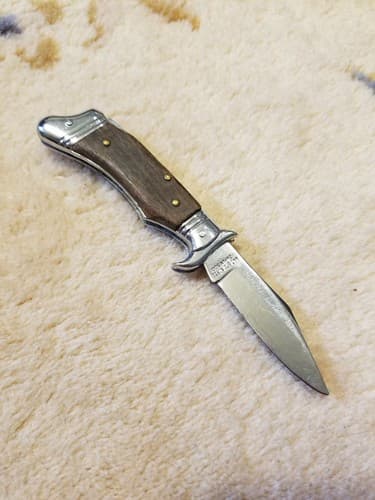 Vtg 1960s Valor Avenger Miami Japan Yasuo Folding 5" Lockback Pocket Knife Mini - Thumbnail 5