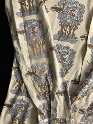 VTG 60s Snoopy Peanuts Woodstock Disco Shirt Saturdays In California Mens S - Thumbnail 7