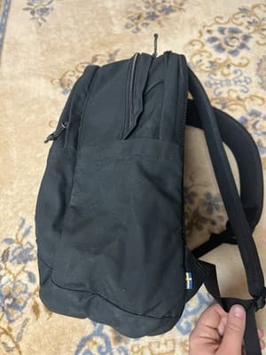 Fjallraven Unisex Raven 20L Backpack Bag Black *Broken Zipper* Padded School - Thumbnail 14