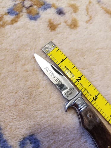 Vtg 1960s Valor Avenger Miami Japan Yasuo Folding 5" Lockback Pocket Knife Mini - Thumbnail 11