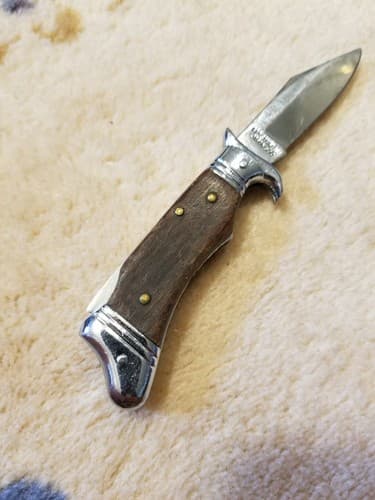 Vtg 1960s Valor Avenger Miami Japan Yasuo Folding 5" Lockback Pocket Knife Mini - Thumbnail 7