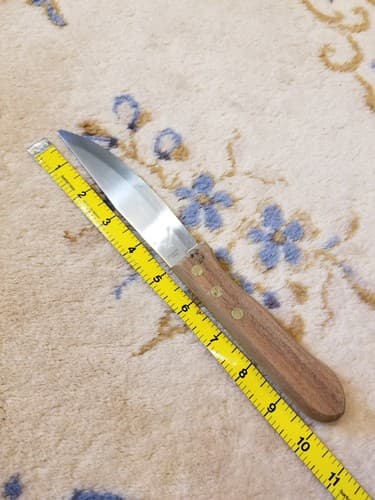 1 ONEIDA Wooden Handle Large Jumbo Restaurant Style Steak Knife - Thumbnail 9