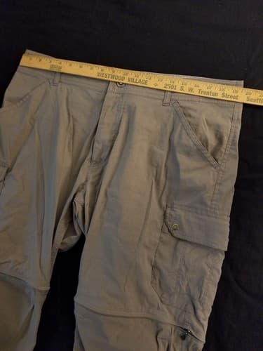 KUHL Renegade Stealth Convertible Cargo Zip Off Hiking Pants/ Shorts Mens 38x30 - Thumbnail 9