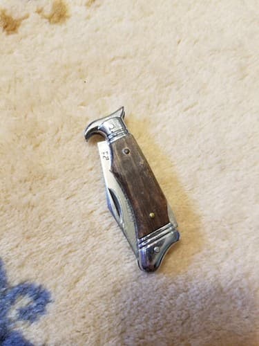 Vtg 1960s Valor Avenger Miami Japan Yasuo Folding 5" Lockback Pocket Knife Mini - Thumbnail 13