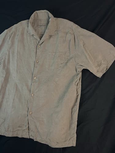 Tommy Bahama Red Rum Embroidered Mens L 100% Silk Hawaiian Short Sleeve Shirt - Thumbnail 4