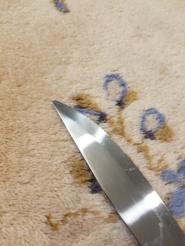 1 ONEIDA Wooden Handle Large Jumbo Restaurant Style Steak Knife - Thumbnail 8