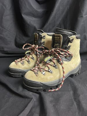 La Sportiva Mountaineering Boots Suede Leather Womens 9.5 A Glacier 41.5 Hiking - Thumbnail 5