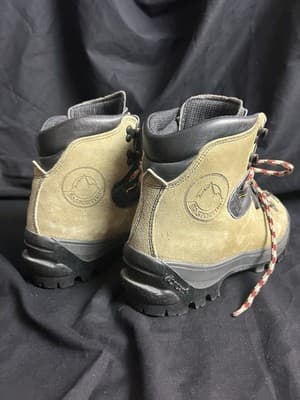 La Sportiva Mountaineering Boots Suede Leather Womens 9.5 A Glacier 41.5 Hiking - Thumbnail 3