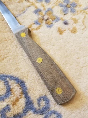 Vtg 5" Blade EAGLE Regent Sheffield Fine Stainless Boning Utility Knife USA Wood - Thumbnail 7