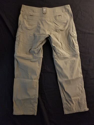KUHL Renegade Stealth Convertible Cargo Zip Off Hiking Pants/ Shorts Mens 38x30 - Thumbnail 11