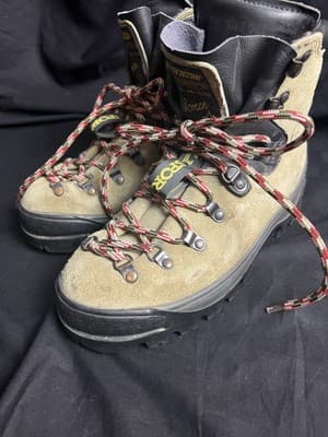 La Sportiva Mountaineering Boots Suede Leather Womens 9.5 A Glacier 41.5 Hiking - Thumbnail 11