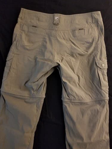 KUHL Renegade Stealth Convertible Cargo Zip Off Hiking Pants/ Shorts Mens 38x30 - Thumbnail 12